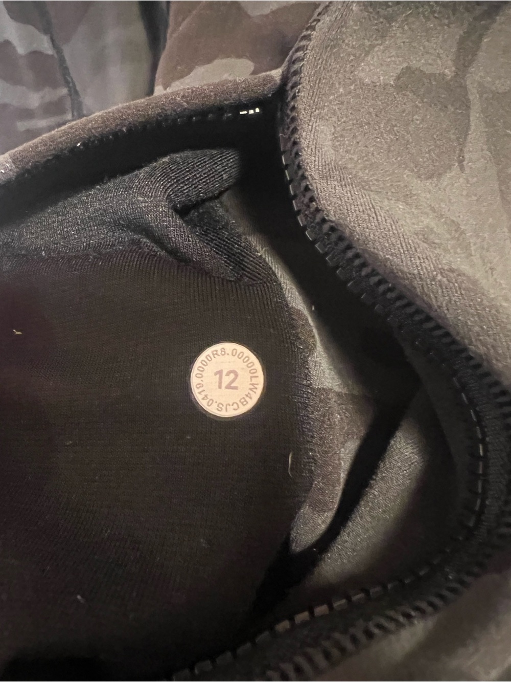 Women’s Lululemon Camo Zip-Up Hoodie - Picture 4 of 4